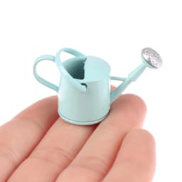 1Pcs 1/12 Dollhouse Miniature Furniture Metal Watering Can Garden Decoration Miniature Furniture
