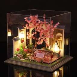 New DIY Wooden Dollhouse Miniature Landscape With Furniture Chinese Loft Doll Houses Assemble Toy Children Birthday Gift Casa