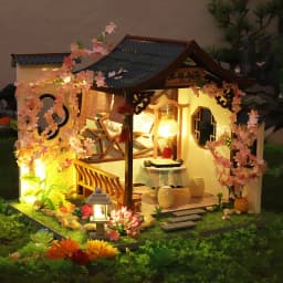 New DIY Wooden Dollhouse Miniature Landscape With Furniture Chinese Loft Doll Houses Assemble Toy Children Birthday Gift Casa