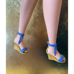 New styles toy shoes high heels flat foot shoes purple for your Tall and curvy BB dolls BBIAB1