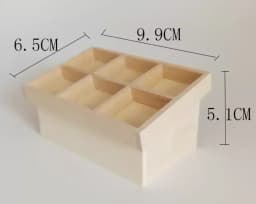 1:12 Miniature Dollhouse Furniture Model Play House Toy Cabinet Wooden Clamshell Desk New Diy Miniature Dollhouse Accessories