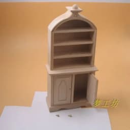 1:12 Miniature Dollhouse Furniture Model Play House Toy Cabinet Wooden Clamshell Desk New Diy Miniature Dollhouse Accessories