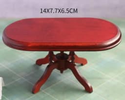 1:12 Miniature Dollhouse Furniture Model Play House Toy Cabinet Wooden Clamshell Desk New Diy Miniature Dollhouse Accessories