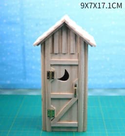 1:12 Miniature Dollhouse Furniture Model Play House Toy Cabinet Wooden Clamshell Desk New Diy Miniature Dollhouse Accessories
