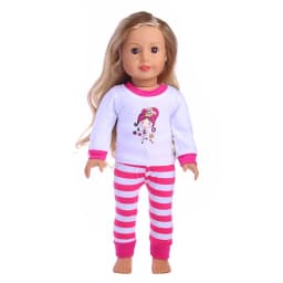 15 Styles Pajamas & Nightgown Cute Pattern Fit 18 Inch American Doll & 43Cm Baby Doll For Generation Accessories Girl's Toy