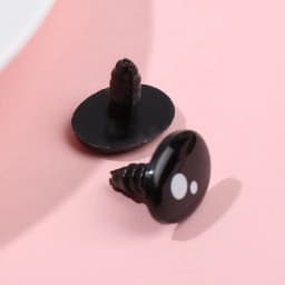 20pcs/bag 7-12mm Plastic Oval Safety Eyes For White Bear Doll Animal Puppet Crafts Children Kids DIY Toys Plush Doll Access