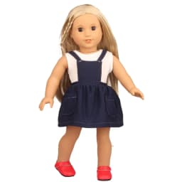 Doll Clothes Denim Suit T-shirt+Pants/Skirt Clothes Set For 18 Inch Amerian&43cm Baby New Born Doll Fot OG Girl Doll Gift Toys