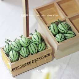2Pcs/Lot Mini Watermelon Mini Doll House Home Decoration Doll Toy Kids Pretend Play Toy Children Gift