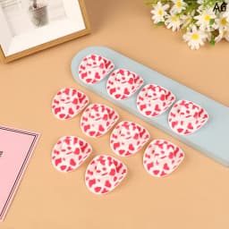10Pcs 1/12 Dollhouse Western Cowboy Hat Miniature Plastic Doll Hat Mini Cowgirl Hat For Dolls Decoration Accessories