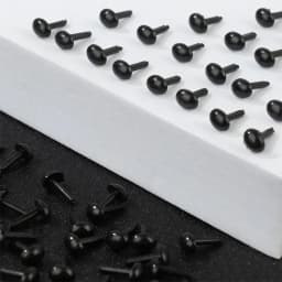 100pcs/bag 4X5MM/5X7MM Plastic Mini Black Safety Oval Nose for Doll for Teddy Dog Stuffed DIY Doll Animals