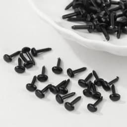 100pcs/bag 4X5MM/5X7MM Plastic Mini Black Safety Oval Nose for Doll for Teddy Dog Stuffed DIY Doll Animals