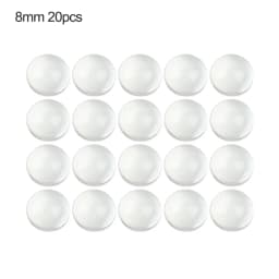 20Pcs Doll Eyes DIY Eyeballs Toys Eye Accessories 6/8/10/14/18/20mm Glass Eye Chips Crafts Toys Doll Glass Eyes Doll Accessories