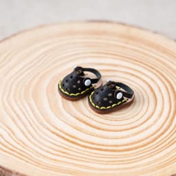 Ob11 Doll Shoes Doll Cowhide Hole Slippers Shoes Bjd Doll Sandals For Ob11, Obitsu 11, Molly, Gsc, 1/12 Bjd Dolls