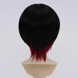Doll's Wig for 1/3 1/4 1/6 Bjd Doll Color Blocking Short Hair Soft Silk Play House Girl Toys Dress Up Doll Accessories, No Doll