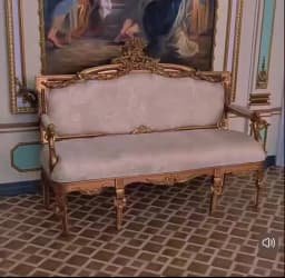 1/6 DollHouse Decoration Miniature Furniture Retro Court Sofa Floor Clock French Table Chair Baroque Piano Decoration Diy Gift