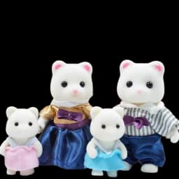 Simulation Forest Rabbit Family Doll Plush Toys Dollhouse Figures DIY Playset PlayHouse Kids Girl Birthday  Xmas Gifts