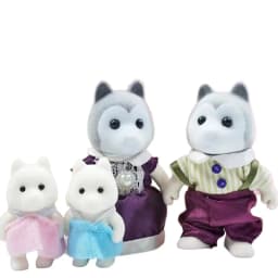 Simulation Forest Rabbit Family Doll Plush Toys Dollhouse Figures DIY Playset PlayHouse Kids Girl Birthday  Xmas Gifts