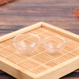 New Glass Fruit Bowl Salad Bowl Mini Soup Plate Doll House Accessories 1:12 Dollhouse Miniature Kitchen Model Decor Toy