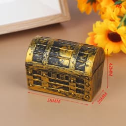 1/2/10pcs Miniature Treasure Chest Gold Yuan Treasure Copper Coin Model Mini Ruyi Gold Copper Coin Doll House Accessories