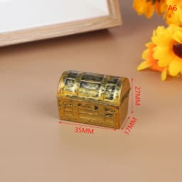 1/2/10pcs Miniature Treasure Chest Gold Yuan Treasure Copper Coin Model Mini Ruyi Gold Copper Coin Doll House Accessories