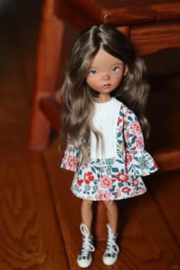 New SD BJD Doll 1/6 Special Landoudou Cute Little Cloth SD Doll BJD Plain Body Resin Nude Baby Makeup Girl Free Shipping