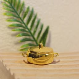 Dollhouse Accessories, Miniature Food Play Ornaments, Simulated Cute Pots, Small Pots, Mini Retro Soup Pots