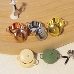 Dollhouse Accessories, Miniature Food Play Ornaments, Simulated Cute Pots, Small Pots, Mini Retro Soup Pots