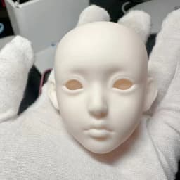 1 Pieces Open Head for 28cm Girls Doll 1/6 BJD White Skin Without Makeup DIY Toys