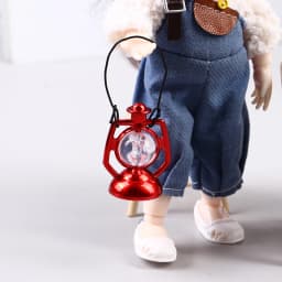 Miniature Oil Lamp Dollhouse Accessories Mini Kerosene Lantern For 1:6 1:12 Scale Doll House Decor Scene Ornaments Pretend Play