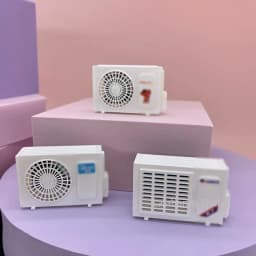 1:12 Dollhouse Mini Air Conditioner Model for Dollhouse Furniture Decoration Accessories
