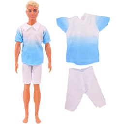 Handmade Ken Doll Clothes T-shirt + Shorts For Babi Dress Accessories Fashion Daily Clothing Gils Toys Birthday Gift