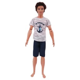 Handmade Ken Doll Clothes T-shirt + Shorts For Babi Dress Accessories Fashion Daily Clothing Gils Toys Birthday Gift