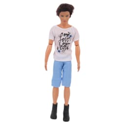 Handmade Ken Doll Clothes T-shirt + Shorts For Babi Dress Accessories Fashion Daily Clothing Gils Toys Birthday Gift