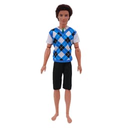 Handmade Ken Doll Clothes T-shirt + Shorts For Babi Dress Accessories Fashion Daily Clothing Gils Toys Birthday Gift