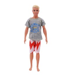 Handmade Ken Doll Clothes T-shirt + Shorts For Babi Dress Accessories Fashion Daily Clothing Gils Toys Birthday Gift