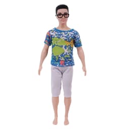 Handmade Ken Doll Clothes T-shirt + Shorts For Babi Dress Accessories Fashion Daily Clothing Gils Toys Birthday Gift