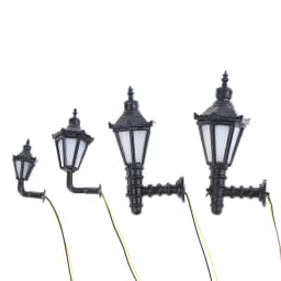 Dollhouse Miniature Wall Lamp LED Simulation Mini Street Light Toy Furniture For Dolls Children House Play For Scale Model