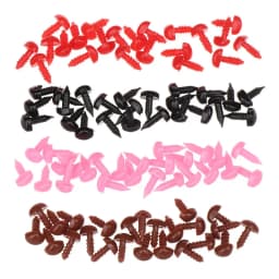 100pcs High Quality New Crafts Plastic Triangle Noses For Dolls Toys For Bear Buttons Toy DIY Safety Nose Accessories