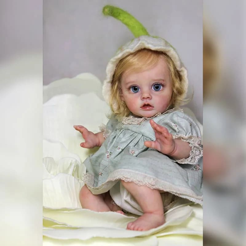 12inch Painted Bebe Reborn DIY Small Elf Kits Handmade Lifelike Cloth Body Newborn Lovely Elf Girl Dolls for Girls Reborn Ready