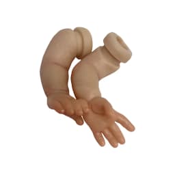 12inch Painted Bebe Reborn DIY Small Elf Kits Handmade Lifelike Cloth Body Newborn Lovely Elf Girl Dolls for Girls Reborn Ready