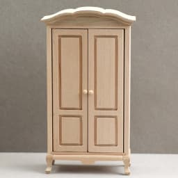 1:12 Dollhouse Miniature Wood Wardrobe Model Storage Box Cabinet Furniture Accessories For Doll House Decor Kids Pretend Toys