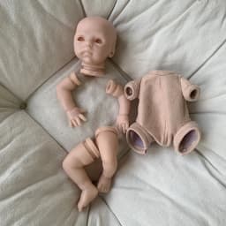 10 Inch Mini Reborn Doll Set Nessa Mini Portable Doll DIY Blank Doll Zero Newborn Set Cute Doll Gift Baby Doll Toys