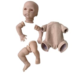 10 Inch Mini Reborn Doll Set Nessa Mini Portable Doll DIY Blank Doll Zero Newborn Set Cute Doll Gift Baby Doll Toys