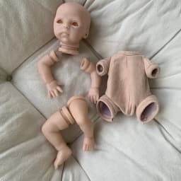 10 Inch Mini Reborn Doll Set Nessa Mini Portable Doll DIY Blank Doll Zero Newborn Set Cute Doll Gift Baby Doll Toys