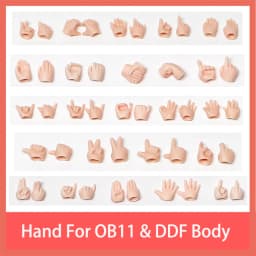 Replacement Hand For OB11&DDF BJD doll body spherical joint doll toy hands set obitsu11 body Doll accessories