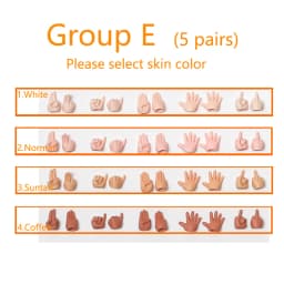 Replacement Hand For OB11&DDF BJD doll body spherical joint doll toy hands set obitsu11 body Doll accessories