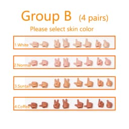 Replacement Hand For OB11&DDF BJD doll body spherical joint doll toy hands set obitsu11 body Doll accessories