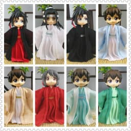 doll's house: ob11 doll dress hanfu suit antique dolls change the costume Eva multicolor free collocation