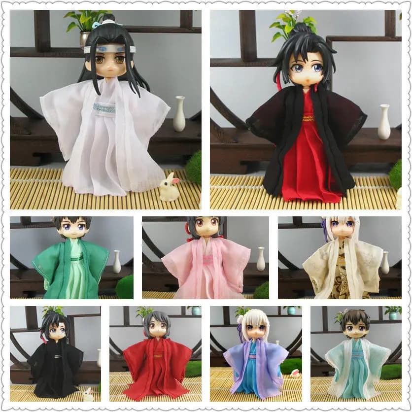 doll's house: ob11 doll dress hanfu suit antique dolls change the costume Eva multicolor free collocation