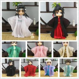 doll's house: ob11 doll dress hanfu suit antique dolls change the costume Eva multicolor free collocation